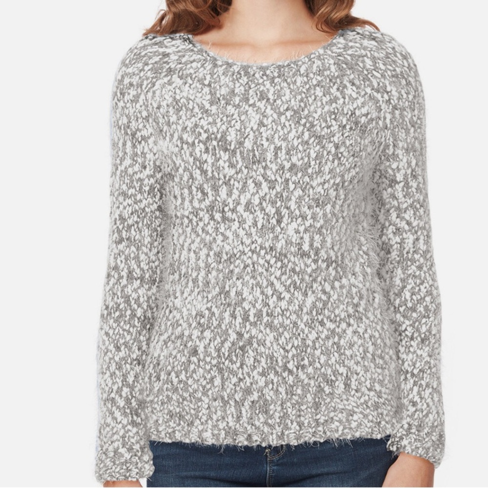 Buffalo David Bitton Marled Gray Sweater